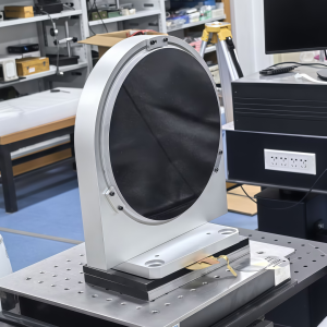 240mm Fused Silica Parabolic Reflector with Silver Coating, f/0.625, 1/50λ Surface Accuracy, -40°C to 80°C Operation